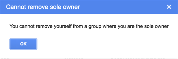 google groups - remove this member?