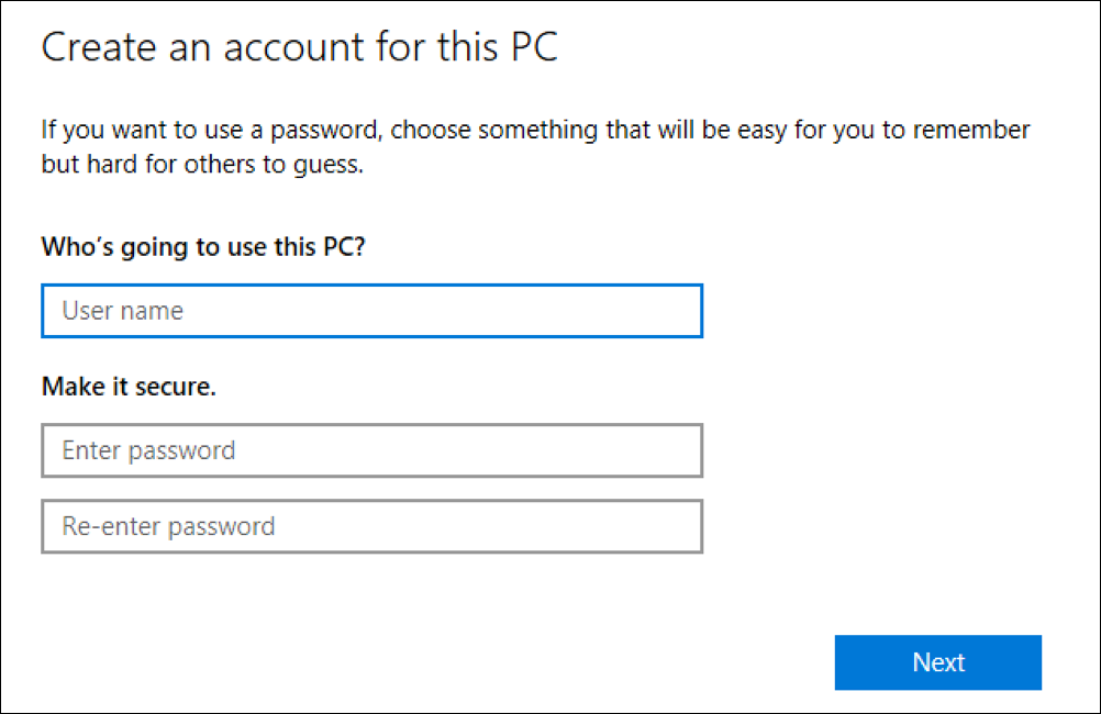 add other user, windows 10 pc