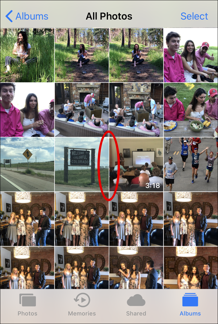 hidden photo, camera roll, ipad