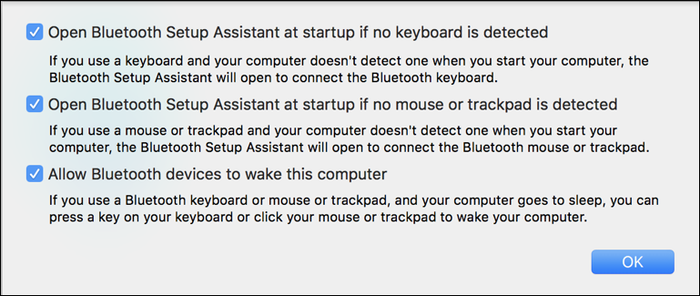 mac macos x bluetooth advanced settings preferences