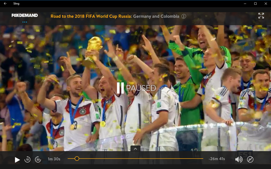 fifa world cup programming, sling tv