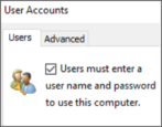 disable sign-in login requirement security windows win10