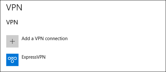 expressvpn new vpn shows up windows 10 connections security