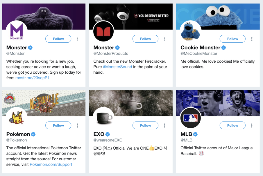 twitter monster search results 1