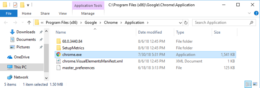 win10 shortcut file target highlighted