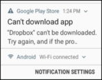fix can't download app stuck android google play store