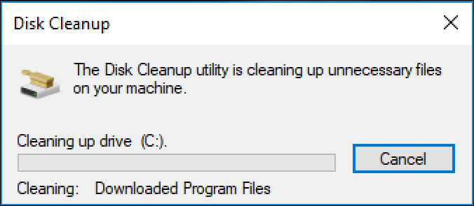 win10 deleting temp files