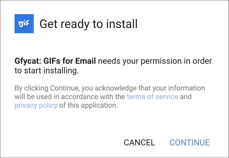 get ready to install gmail add-on plug-in extension