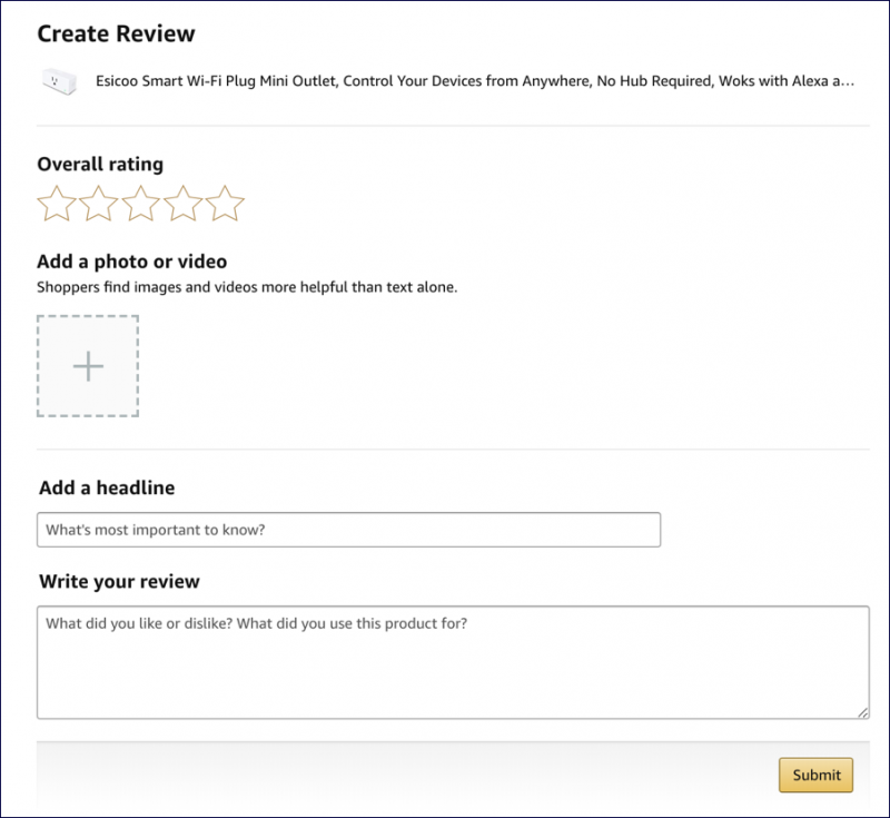 writing reviews in amazon