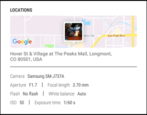 android camera gps location tagging tag photos