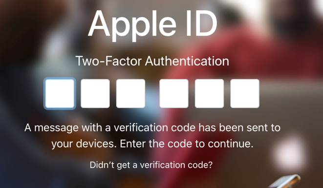 apple id 2-step verification authentication