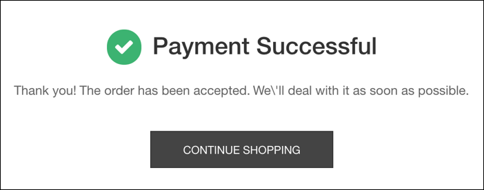 arkartech mall payment successful