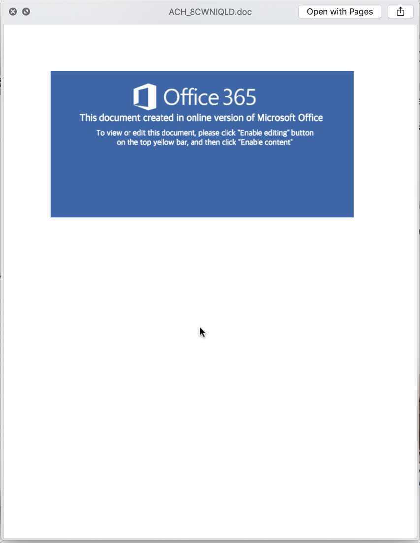 office 365 macro virus malware