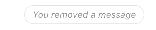 removed message placeholder, facebook messenger
