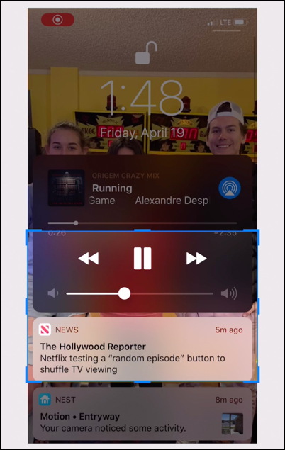 tight crop - iphone screen capture