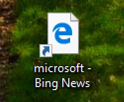 Microsoft - Bing News - web shortcut icon