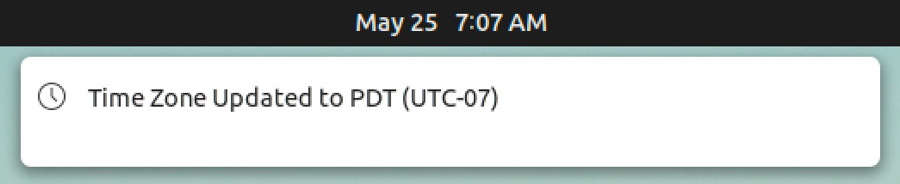 ubuntu linux - time zone changed updated