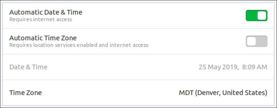 ubuntu linux - date time - set to denver time zone mountain