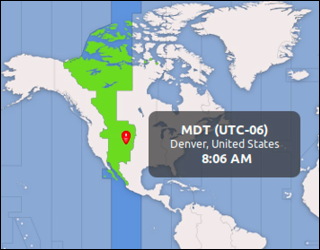Denver Time Zone Map How To Fix Timezone Problems On Ubuntu Linux? - Ask Dave Taylor