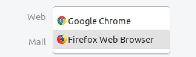 ubuntu linux default web browser choices options