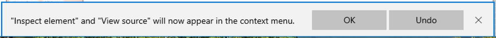 ms edge - inspect element & view source in context menu