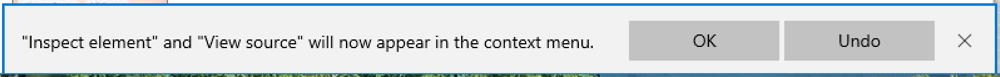 ms edge - inspect element & view source in context menu
