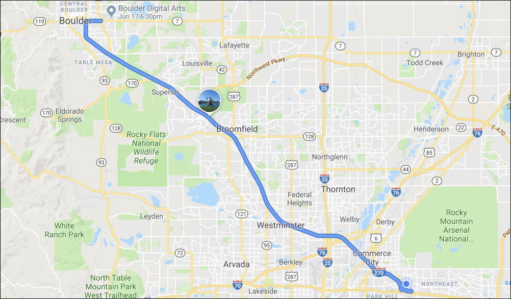 shared route progress on map - google maps
