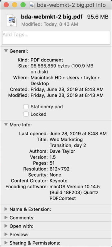 How Can I Shrink PDF Files on my Mac?
