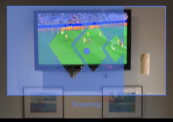 tunity scanning tv screen