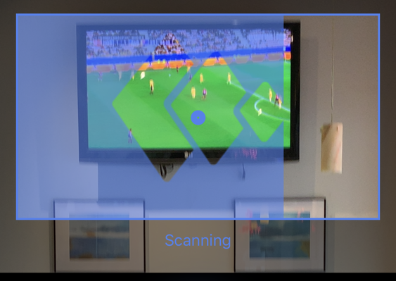 tunity scanning tv screen