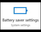win10 battery saver windows battery life settings