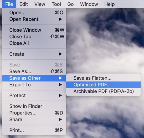 wondershare pdfelement 7.0 mac - optimize pdf output