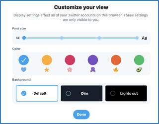 Can I Change Twitter Color Scheme in Web Browser? - Ask Dave Taylor