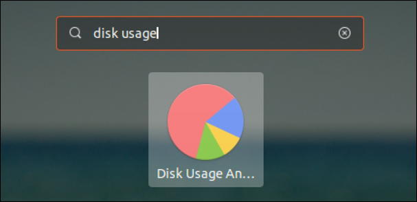 ubuntu linux search for disk usage app