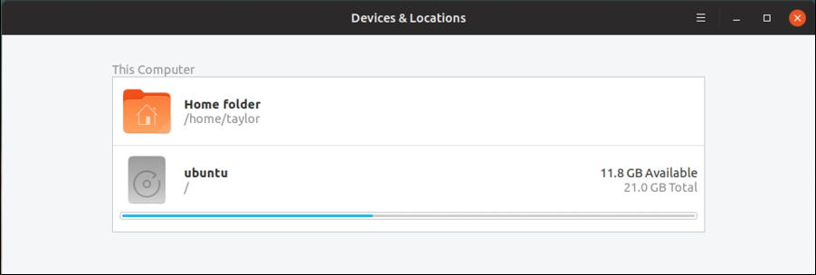 ubuntu linux disk usage analyzer