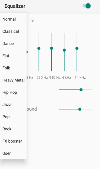 best equalizer settings spotify