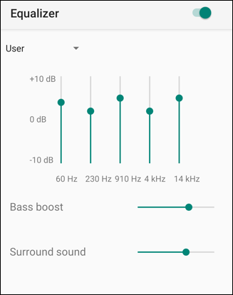 spotify eq equalizer settings custom preferences settings android