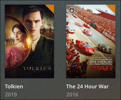 plex movie downloaded