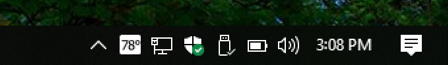 outside temperature display in taskbar outside temperature display in taskbar