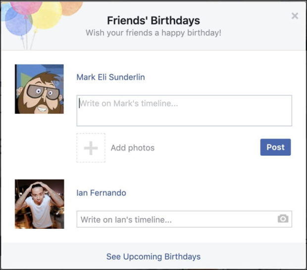 Easy Way to Wish Friends Happy Birthday on Facebook?
