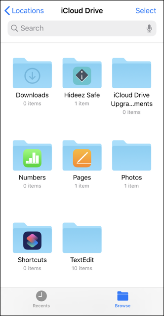 exif info iphone ios13 - iphone app 'files'