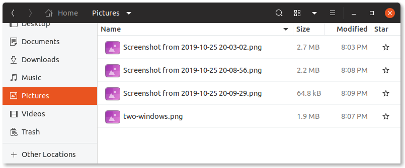 ubuntu linux screenshot program - window shadow
