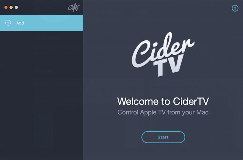 launch cidertv mac macos x