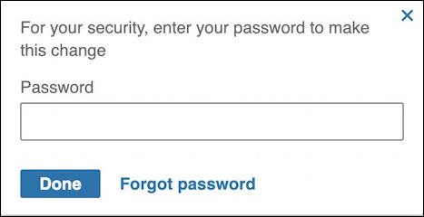 linkedin - export contacts - login verify password