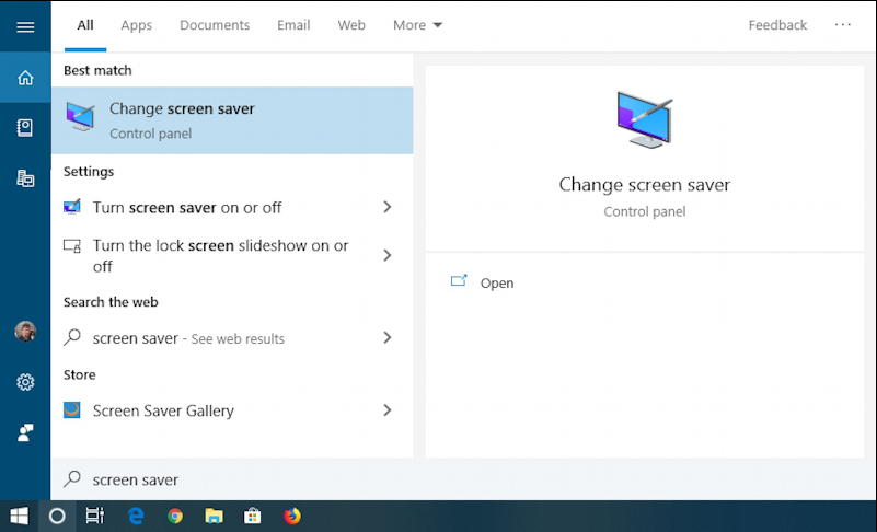 windows 10 win10 cortana search box - screen saver