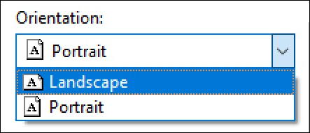 windows 10 print orientation portrait landscape