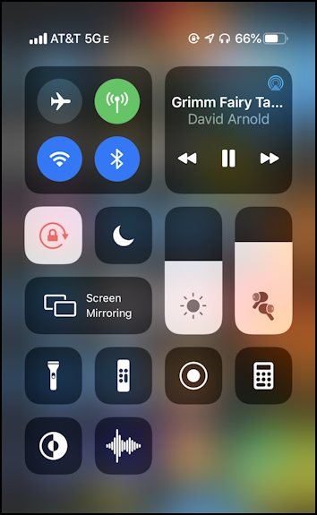 iphone ios13 music controls shortcuts screen