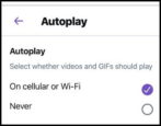 change twitter autoplay animated gif video setting preference