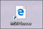 edge web shortcut windows