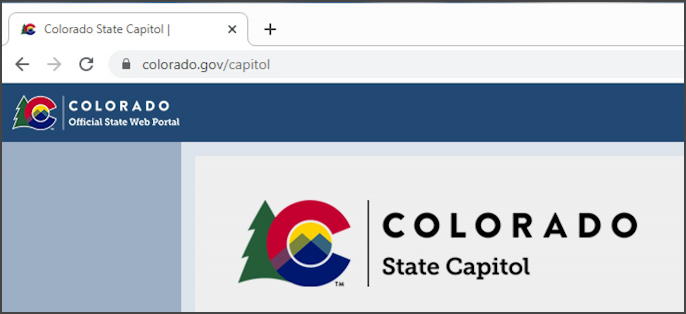 colorado state capitol web site